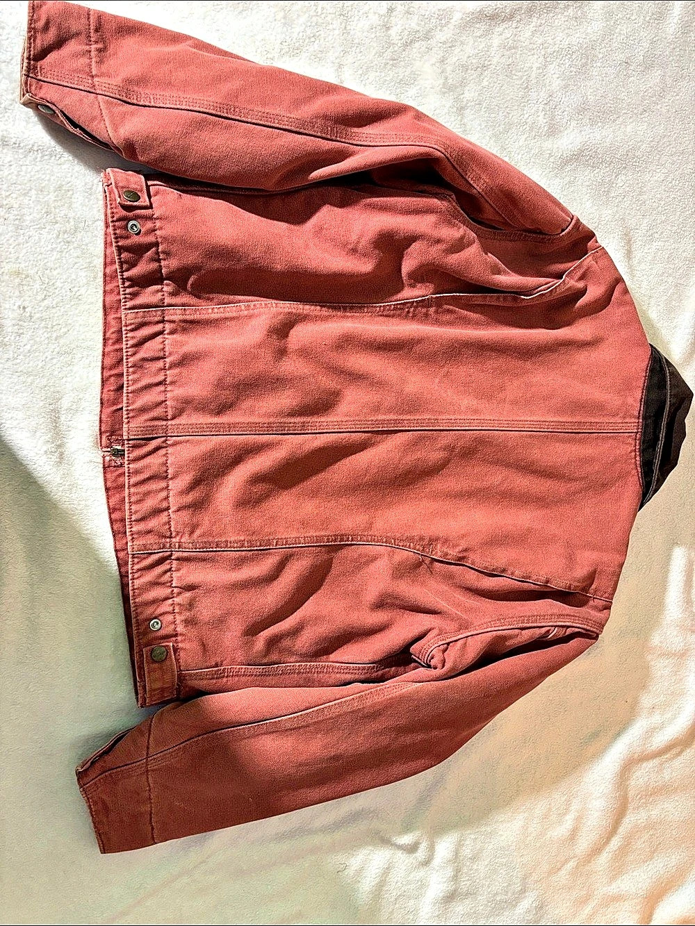Carhartt Women's Sandstone Detroit Jacket Utility Jacket Cotton Size Large - Picture 5 of 5